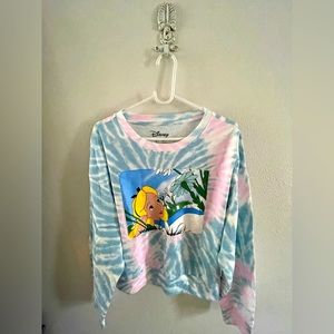 Alice in Wonderland Tie-Dye sweatshirt.